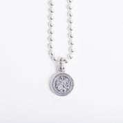 GA-ST-CHRISTOPHER-AA - GOOD ART HLYWD Saint Christopher Pendant AA- Sterling Silver