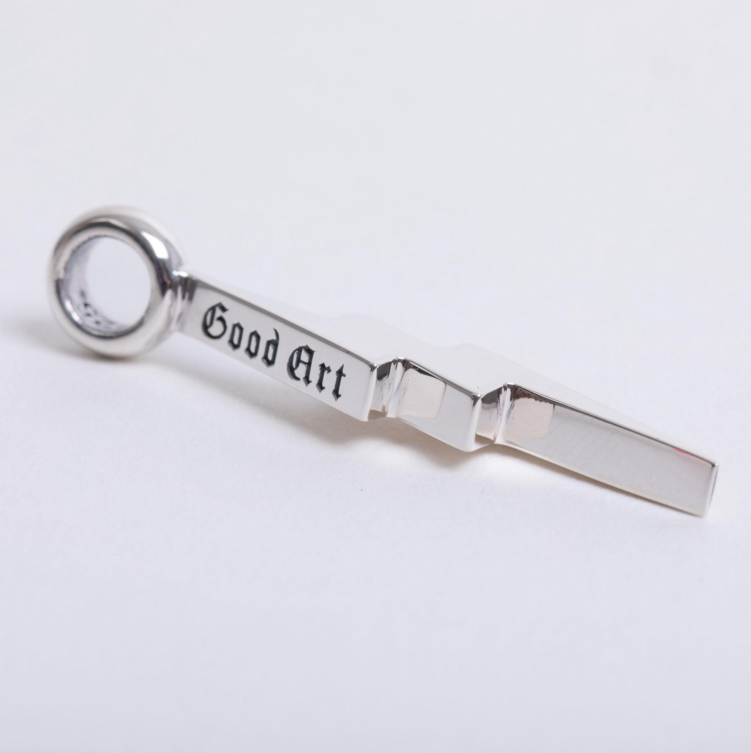 GA-SHAZAM-A - GOOD ART HLYWD Shazam! Pendant A - Sterling Silver