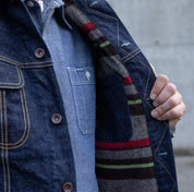 IH-101J-SR - 18oz Selvedge Denim Storm Rider Jacket - Indigo