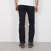 IH-888S-21OD - 21oz Selvedge Denim Tapered Jeans - Black Overdyed