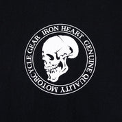 IHT-IHG-6-BLK - Iron Heart Hamburg 7.5oz Loopwheel Crew Neck T-Shirt - Black
