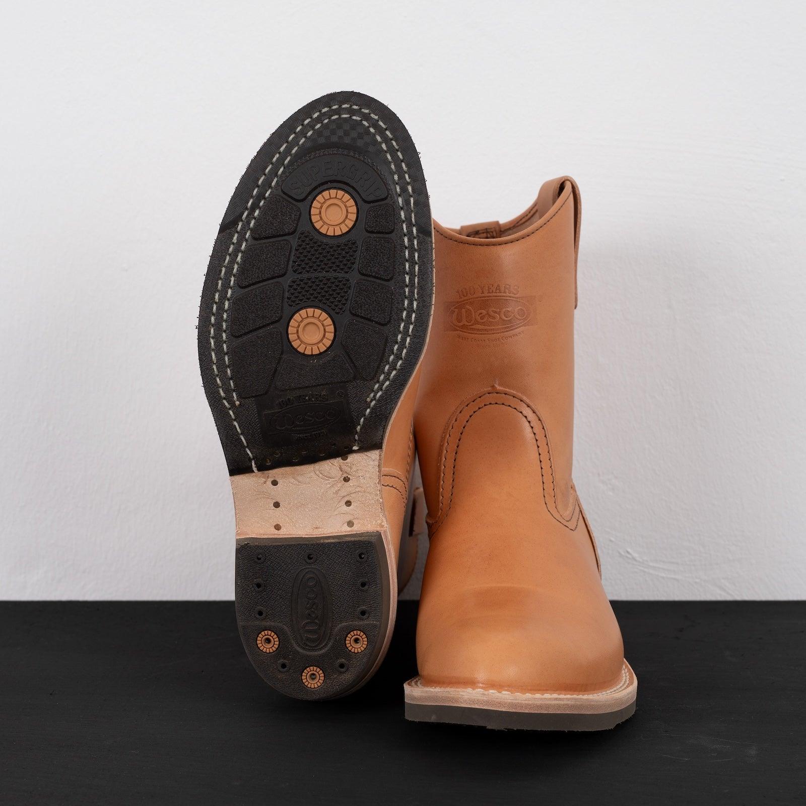WE-SP0991WBR - Wesco Custom Morrison Horsehide - Natural