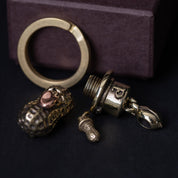 PE-X-LARGE-BERO-BR - Peanuts & Co X-LARGE BERO PEANUTS PENDANT - Brass