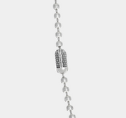 GA-POPLOCK-NECKLACE-A24-GB - GOOD ART HLYWD Poplock Necklace Goosebumps/ A24' - Sterling Silver