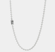 GA-POPLOCK-NECKLACE-A24-GB - GOOD ART HLYWD Poplock Necklace Goosebumps/ A24' - Sterling Silver