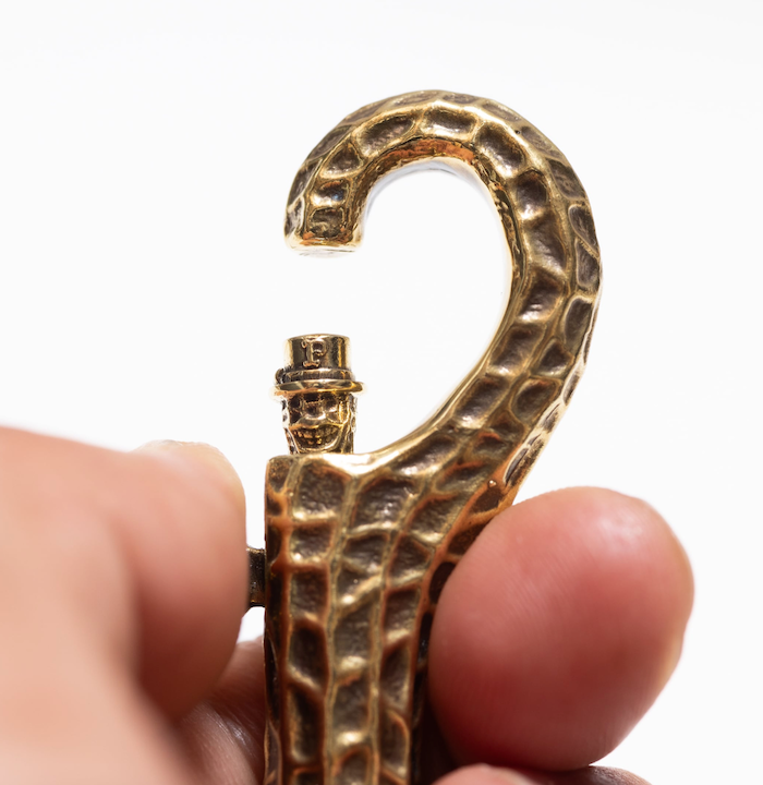 PE-PEANUTS-KEY-HOOK-BR - Peanuts & Co Peanuts Key Hook - Brass