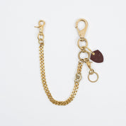 BRASS-W15 - Wallet Chain with Large Clip - Brass