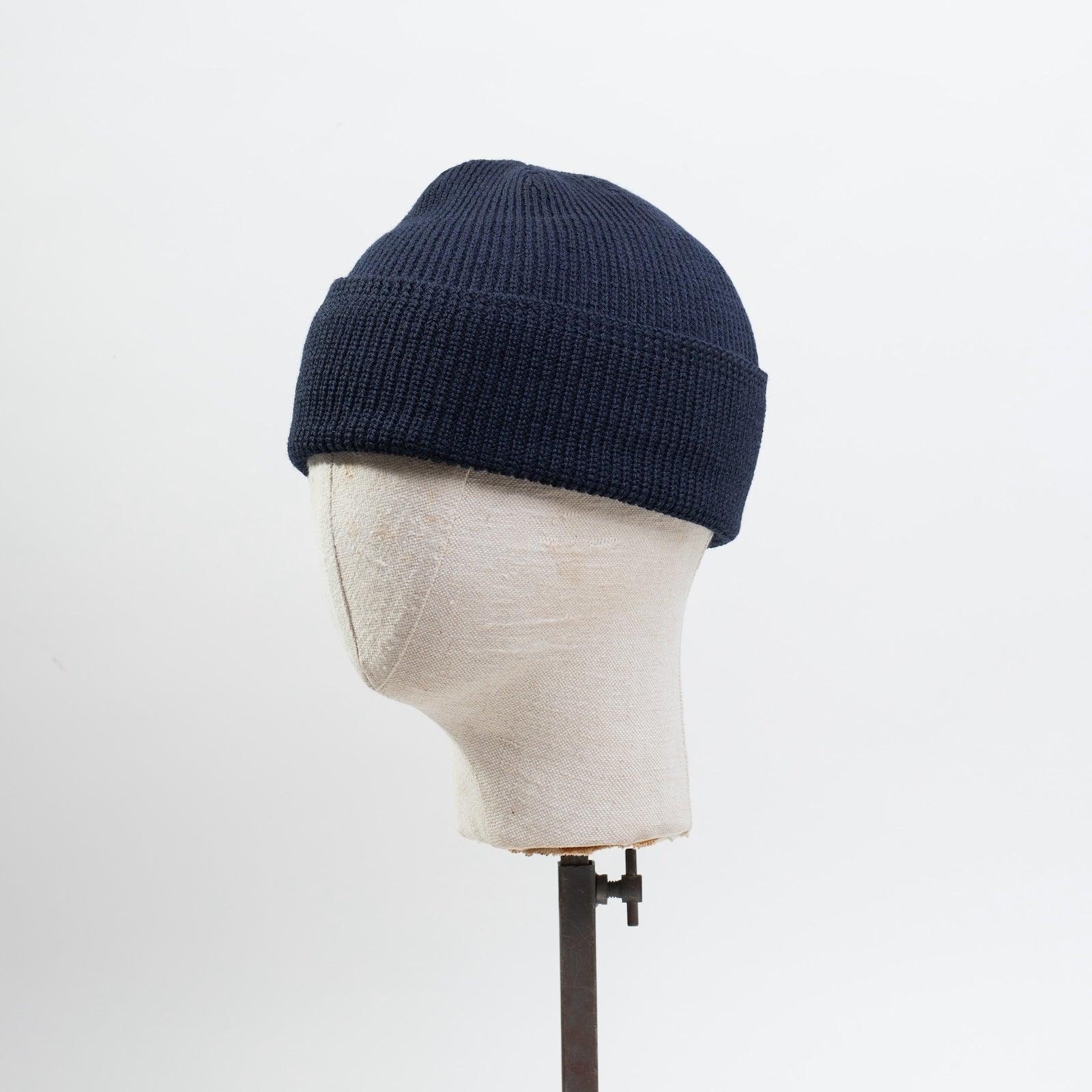 DE-WKC001-NAV - Dehen 1920 Wool Knit Watch Cap - Dark Navy