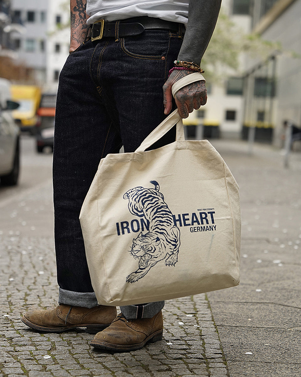 IH-684S-16-GER - Iron Heart Germany 16oz Vintage Selvedge Denim Relaxed Cut Jeans - Indigo
