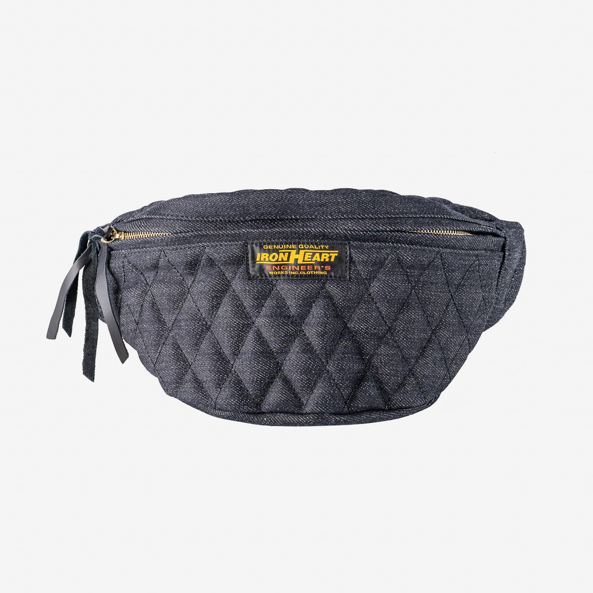 IHE-51-IND - 25oz Selvedge Denim Waist Bag - Indigo