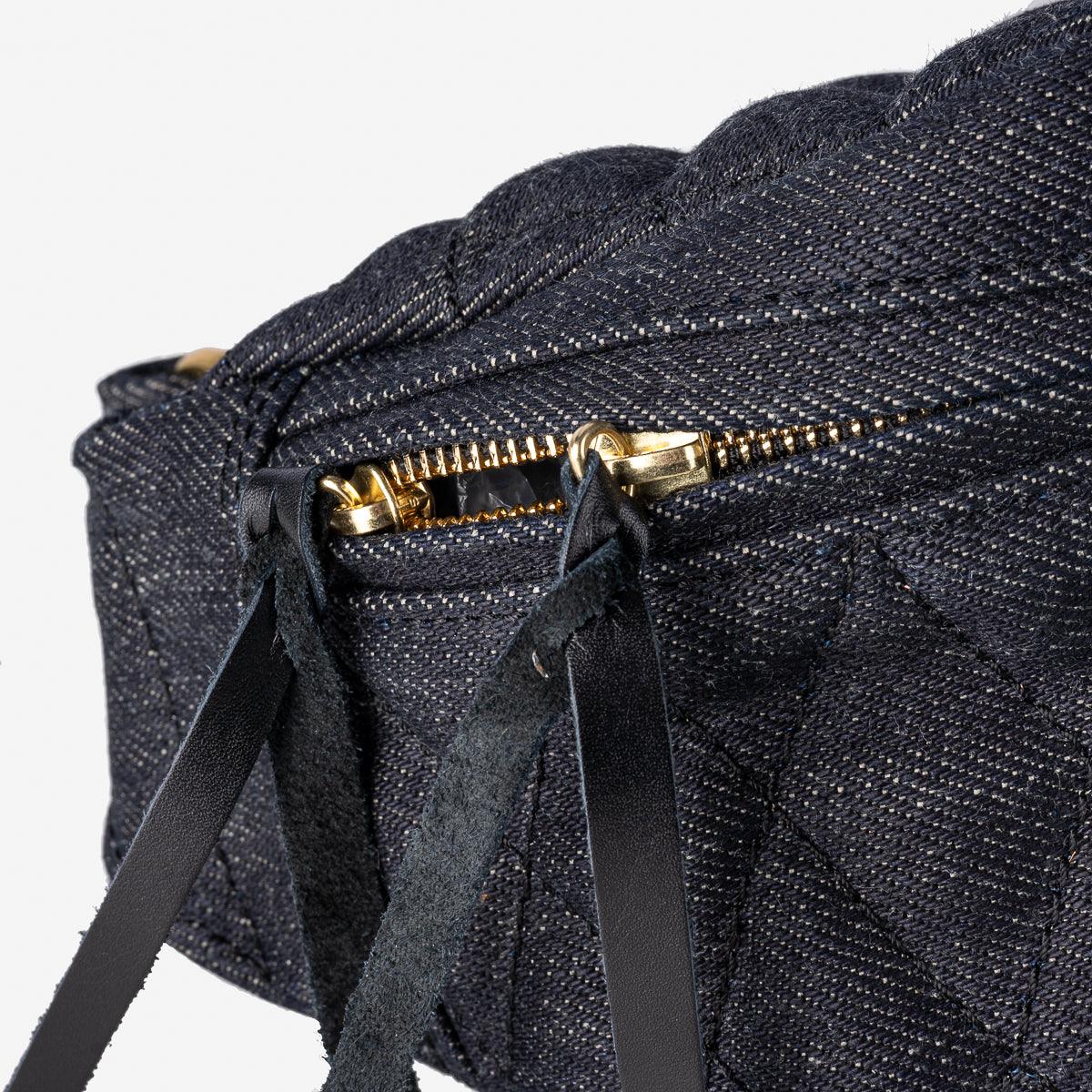 IHE-51-IND - 25oz Selvedge Denim Waist Bag - Indigo