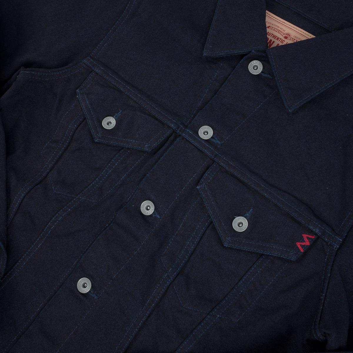 IH-526J-142IB - 14oz Selvedge Denim Modified Type III Jacket - Indigo/Black