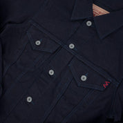 IH-526J-142IB - 14oz Selvedge Denim Modified Type III Jacket - Indigo/Black