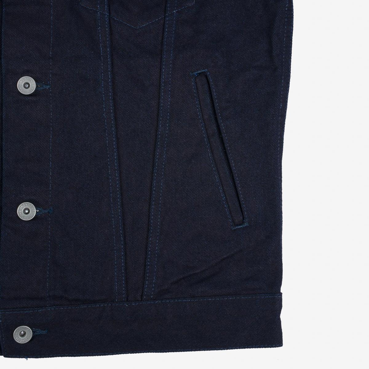 IH-526J-142IB - 14oz Selvedge Denim Modified Type III Jacket - Indigo/Black