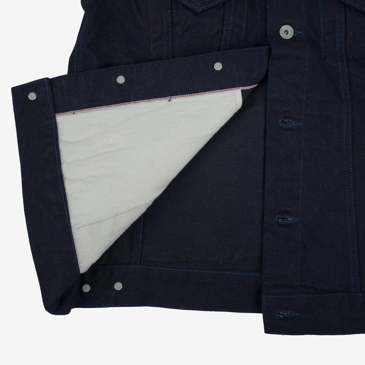 IH-526J-142IB - 14oz Selvedge Denim Modified Type III Jacket - Indigo/Black