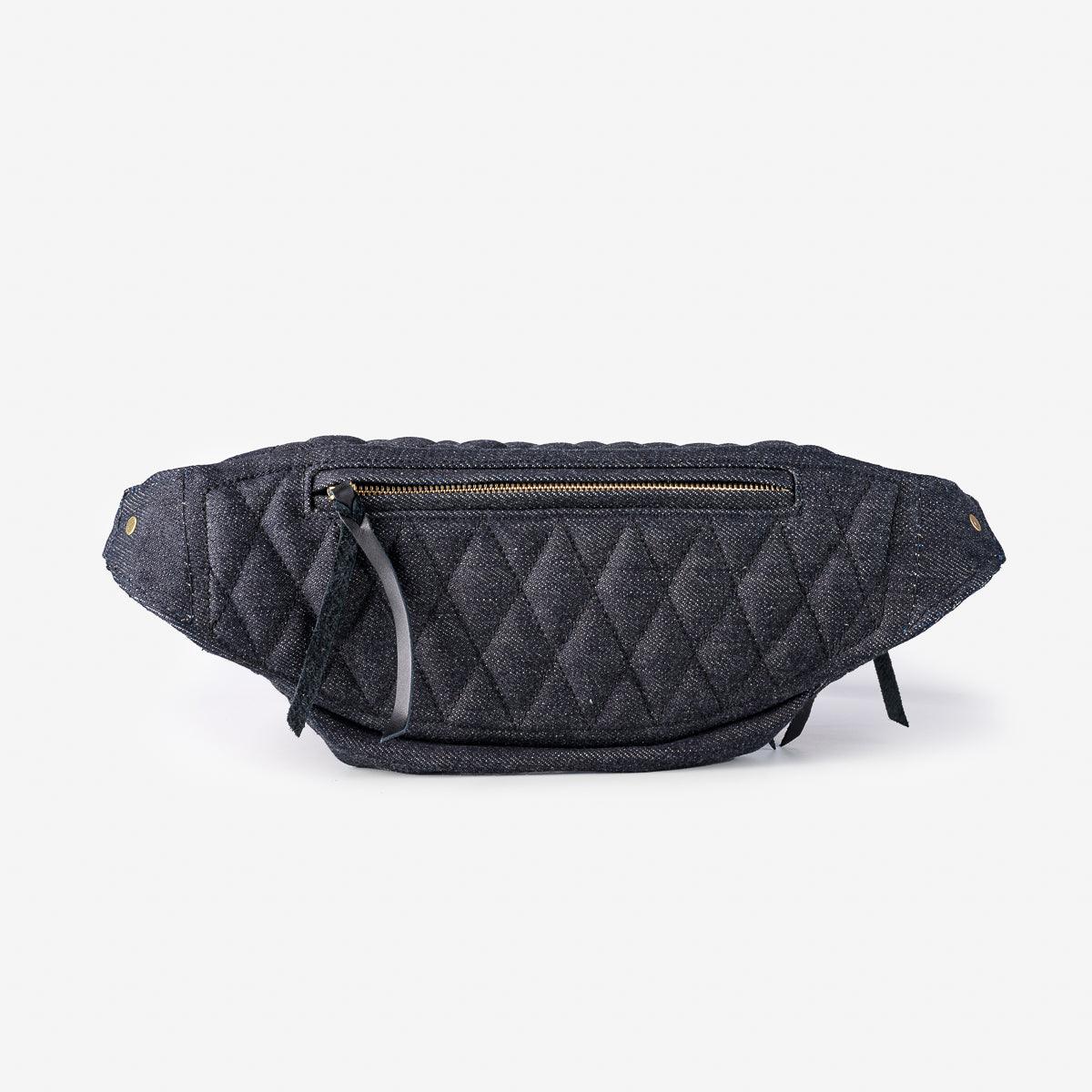 IHE-51-IND - 25oz Selvedge Denim Waist Bag - Indigo