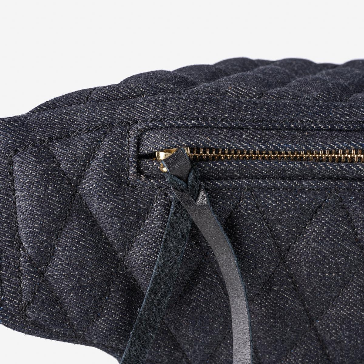 IHE-51-IND - 25oz Selvedge Denim Waist Bag - Indigo