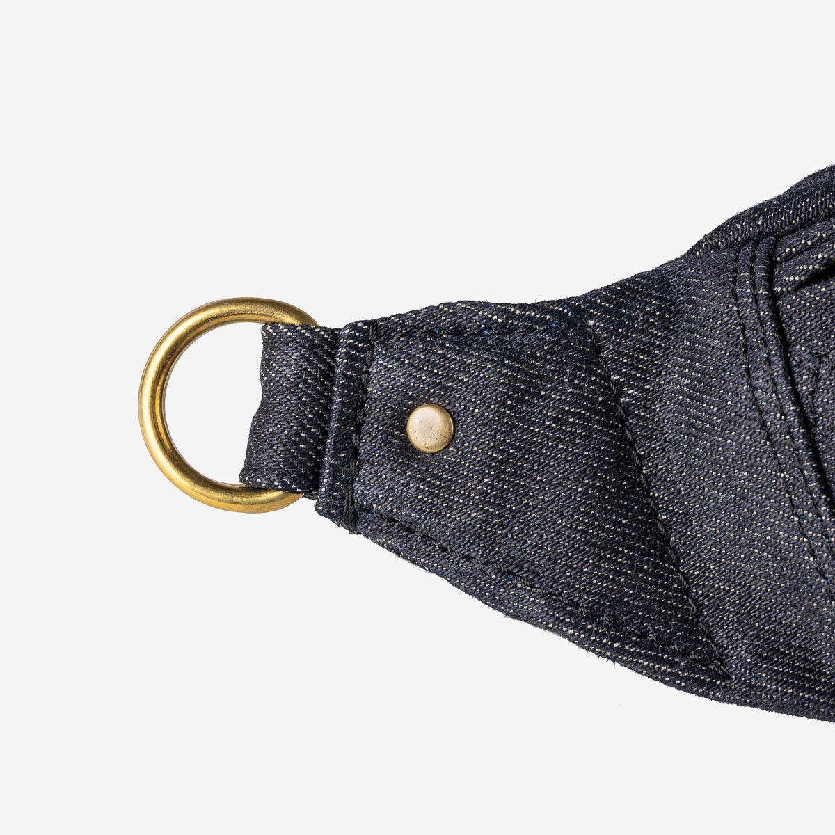 IHE-51-IND - 25oz Selvedge Denim Waist Bag - Indigo