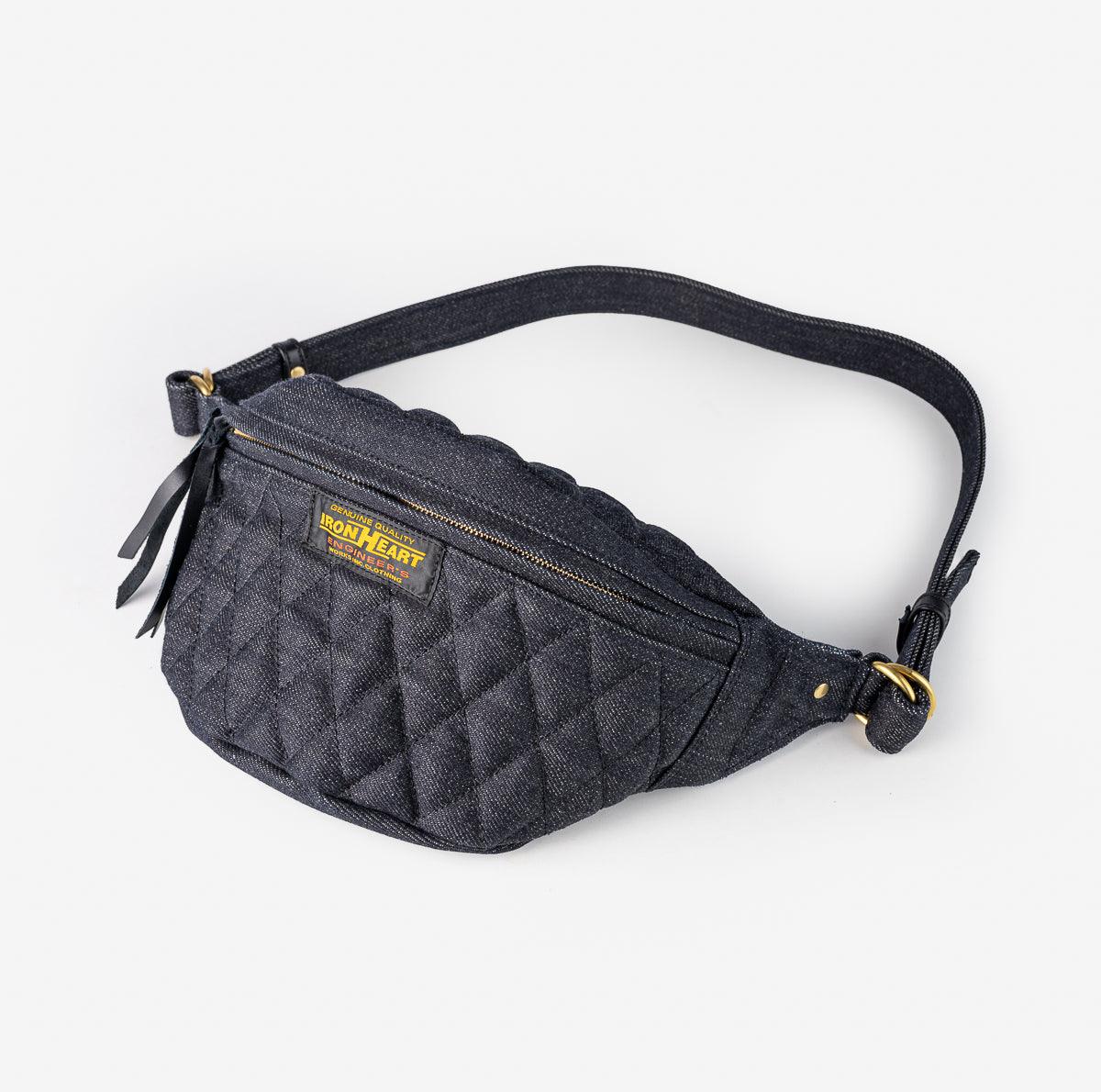 IHE-51-IND - 25oz Selvedge Denim Waist Bag - Indigo