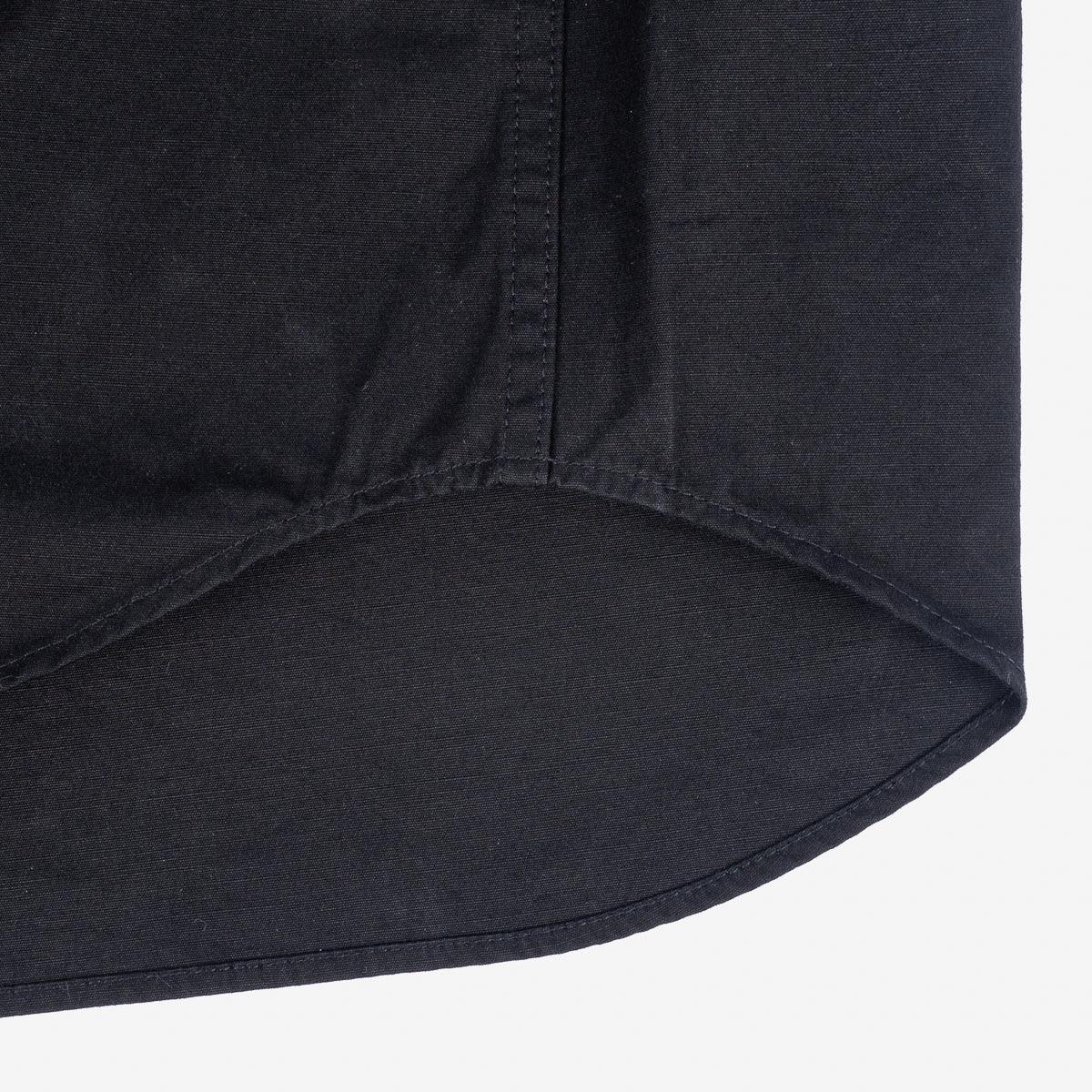 IHSH-394-BLK - 7oz Fatigue Cloth Western Shirt - Black