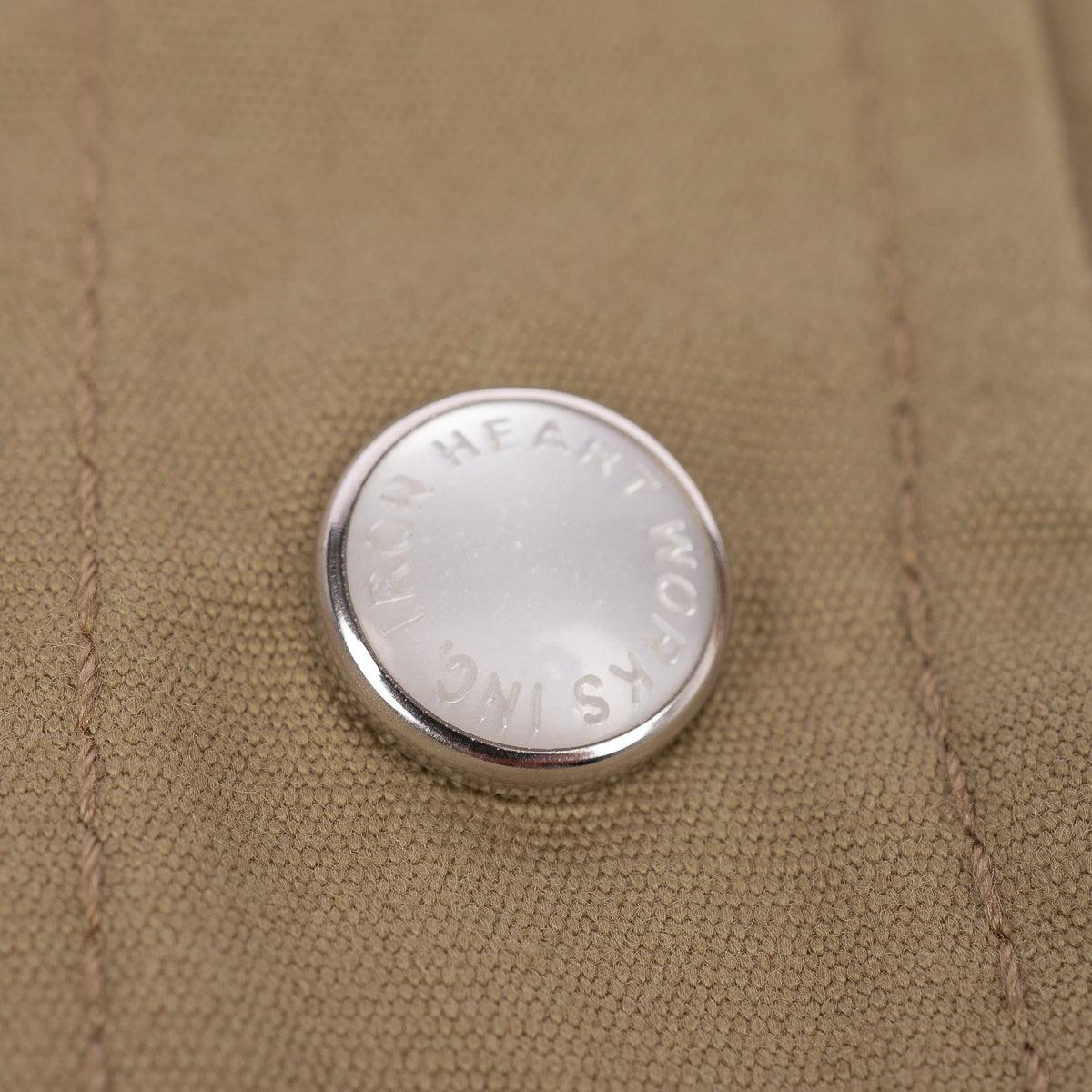IHSH-394-KHA - 7oz Fatigue Cloth Western Shirt - Khaki