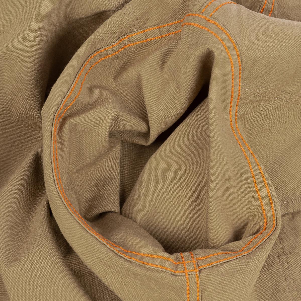 IHSH-394-KHA - 7oz Fatigue Cloth Western Shirt - Khaki