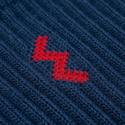 Image showing the IHG-030/3-NAV - 3-Pack Iron Heart Boot Socks - Navy which is a Socks described by the following info Footwear, Iron Heart, New, Released, Socks and sold on the IRON HEART GERMANY online store