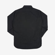 IHSH-395-BLK - 7oz Fatigue Cloth Work Shirt - Black