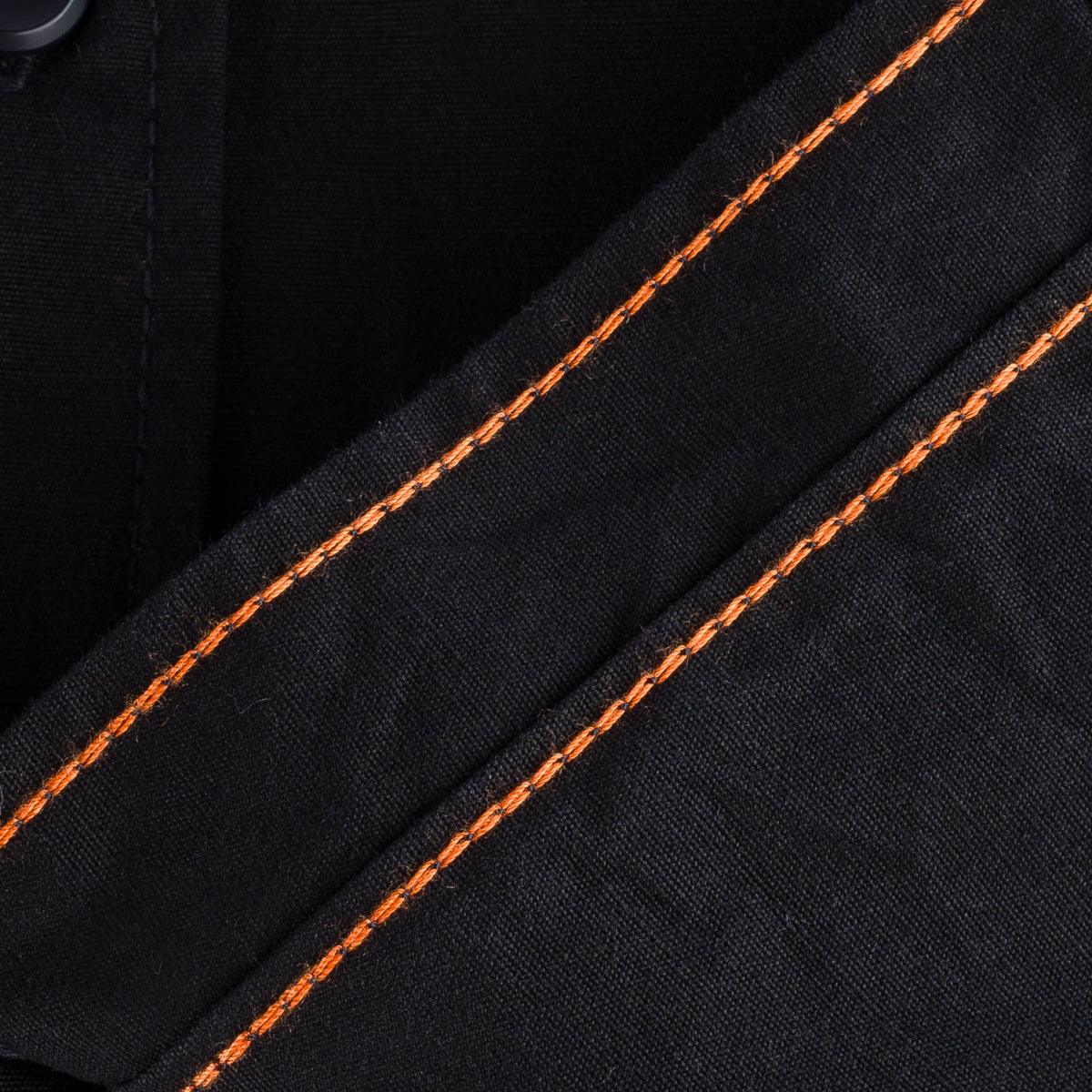 IHSH-395-BLK - 7oz Fatigue Cloth Work Shirt - Black