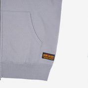 IHSW-11-GRY - 14oz Ultra Heavyweight Loopwheel Cotton Zip Up Sweater - Grey