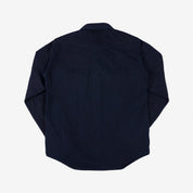 Image showing the IHSH-368-IND - 14oz Double Cloth Western Shirt - Indigo which is a Shirts described by the following info Iron Heart, Released, Shirts, Tops and sold on the IRON HEART GERMANY online store