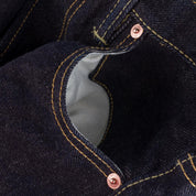 IH-634S-19L - 19oz Left Hand Twill Selvedge Denim Straight Cut Jeans - Indigo