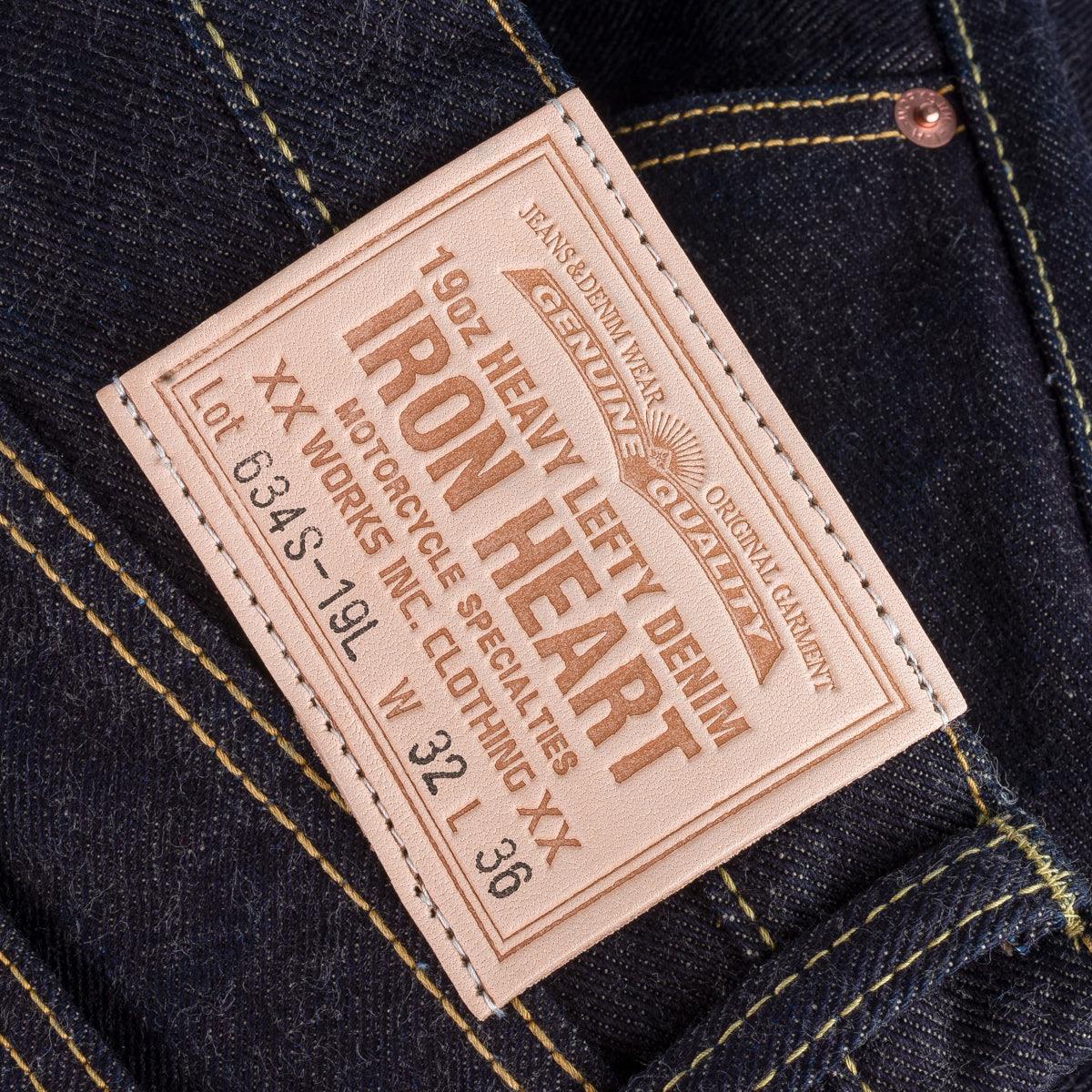 IH-634S-19L - 19oz Left Hand Twill Selvedge Denim Straight Cut Jeans - Indigo