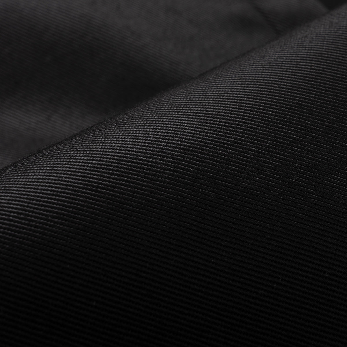 IH-721-BLK - 9oz Mercerised Selvedge Cotton Slim Tapered Chino - Black