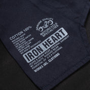 IH-721-BLK - 9oz Mercerised Selvedge Cotton Slim Tapered Chino - Black