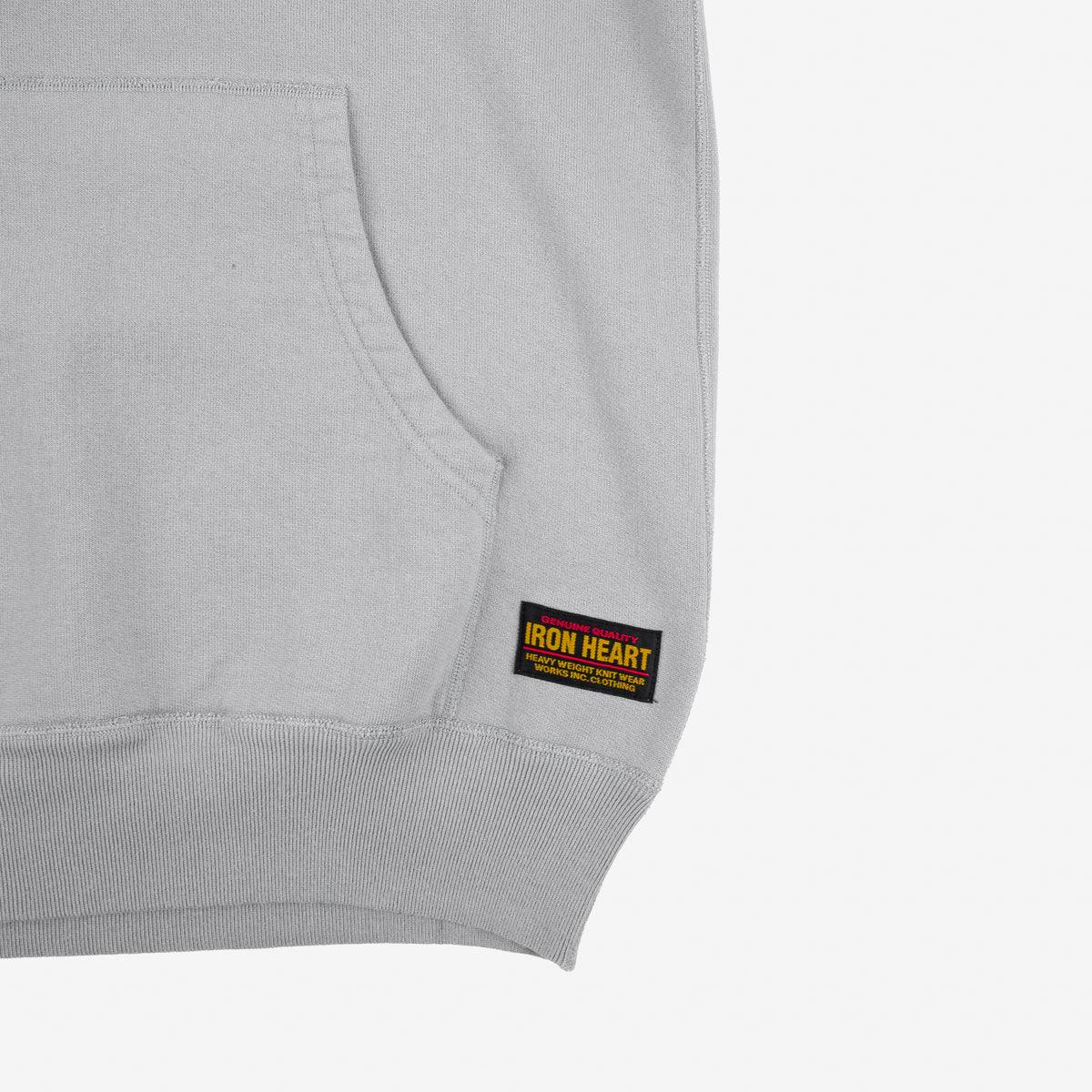 IHSW-49-GRY - 14oz Ultra Heavyweight Loopwheel Cotton Hoodie - Grey