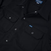 Image showing the IHSH-364-BLK - 11oz T/C Mechanic Shirt - Black which is a Shirts described by the following info Iron Heart, Released, Shirts, Tops and sold on the IRON HEART GERMANY online store