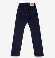 IH-888S-14II - 14oz Selvedge Denim Medium/High Rise Tapered Jeans - Indigo/Indigo