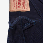 IH-888S-14II - 14oz Selvedge Denim Medium/High Rise Tapered Jeans - Indigo/Indigo