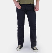 IH-888S-14II - 14oz Selvedge Denim Medium/High Rise Tapered Jeans - Indigo/Indigo