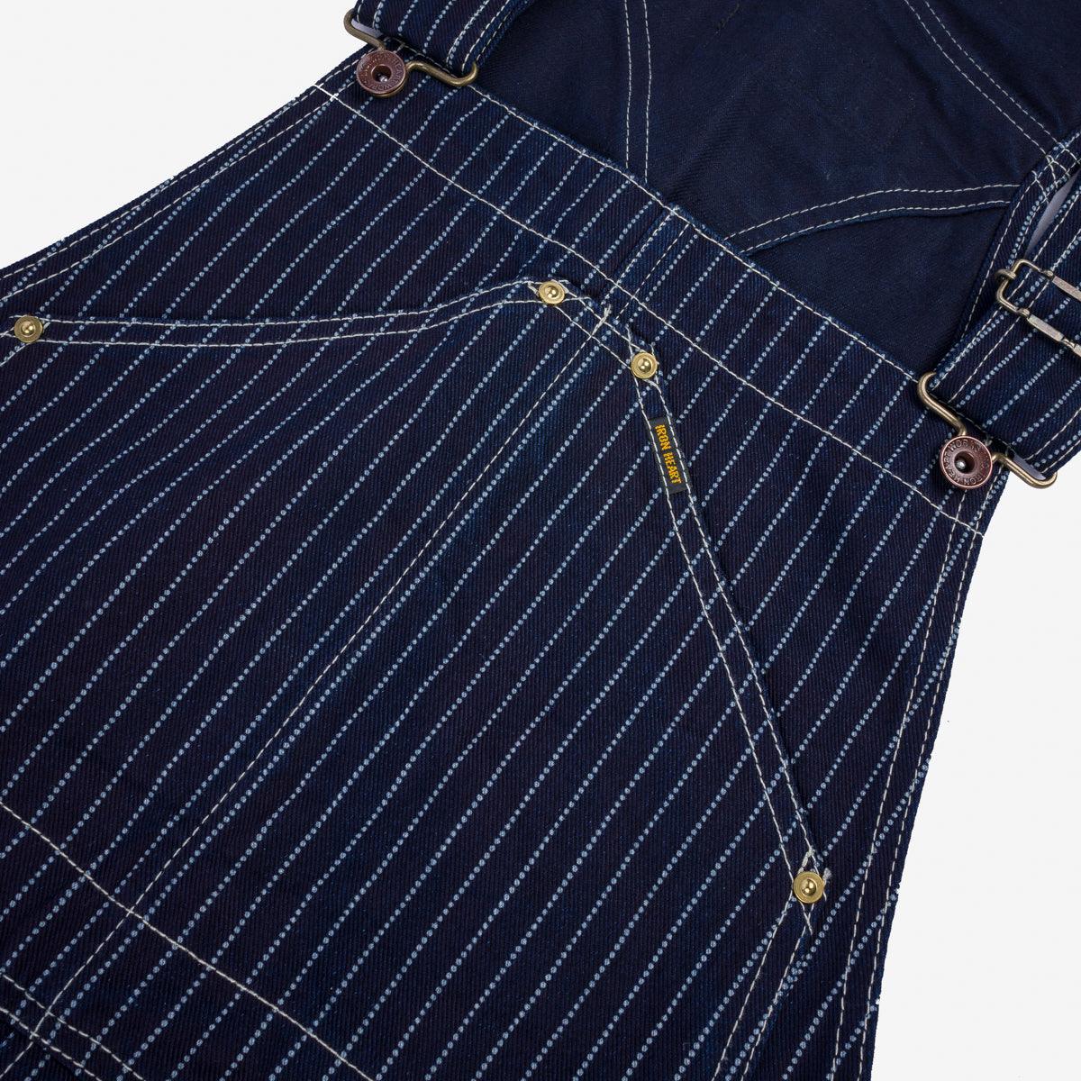 IH-819-IND - 12oz Wabash Double Knee Overalls - Indigo