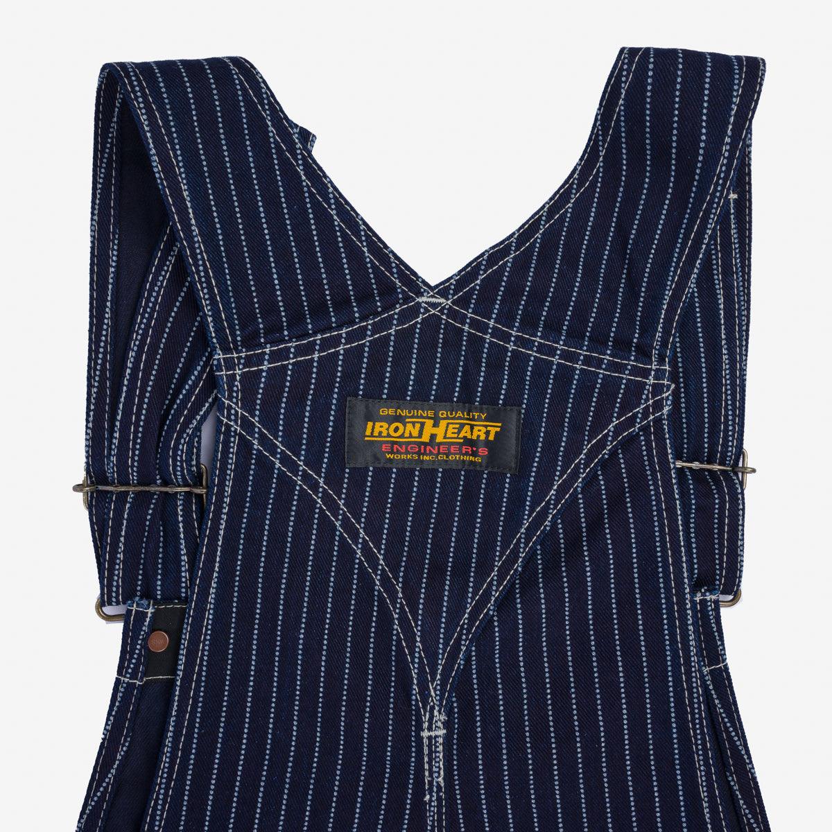 IH-819-IND - 12oz Wabash Double Knee Overalls - Indigo