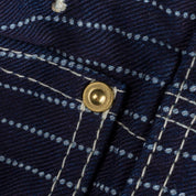 IH-819-IND - 12oz Wabash Double Knee Overalls - Indigo