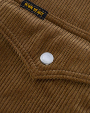 IHSH-398-CAM - 11oz Corduroy Western Shirt - Camel