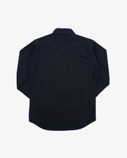 IHSH-396-BLK - 13.5oz Denim Western Shirt - Black