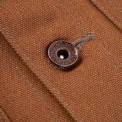 IHV-03-BRN - 17oz Cotton Duck Work Vest - Brown