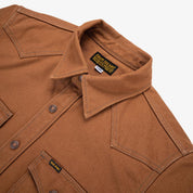 IHSH-422-BRN - 17oz Cotton Duck CPO Shirt - Brown