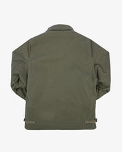 IHM-45-GRN - Oiled Whipcord A2 Deck Jacket - Army Green