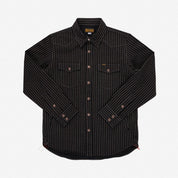 IHSH-227-BLK - 12oz Wabash CPO Shirt - Black