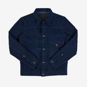 IHJ-140-IG - 19oz Selvedge Denim Type I Jacket - Indigo/Grey